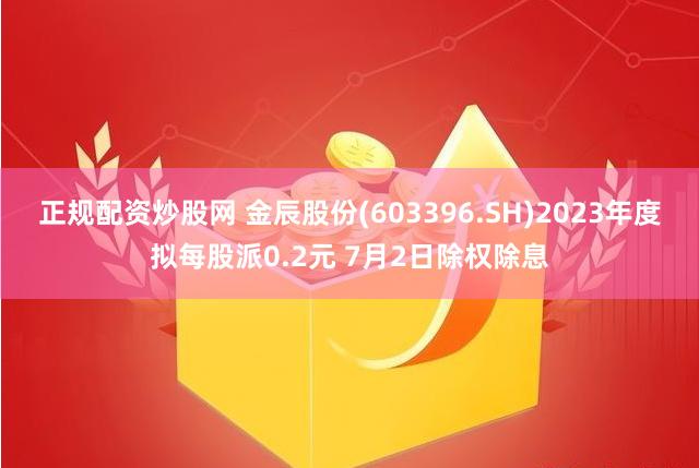 正规配资炒股网 金辰股份(603396.SH)2023年度拟每股派0.2元 7月2日除权除息